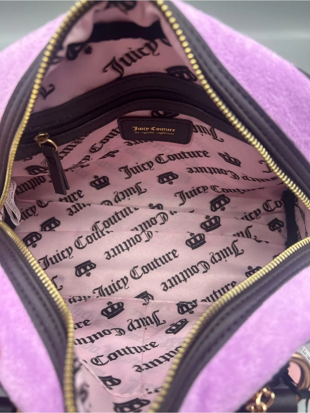 Juicy couture juicy lovers club bowler purse